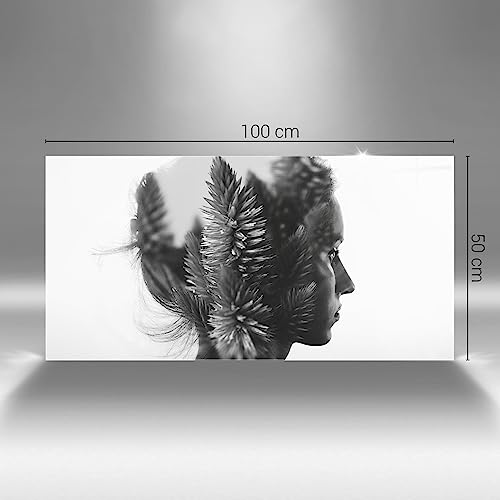 Peinture murale en verre Wallfluent 100x50cm pour décoration d'intérieur