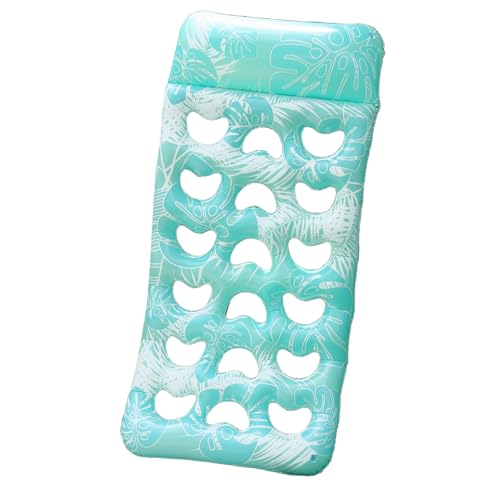 Besreey Articles de piscine gonflables pour adultes, île de natation gonflable avec appui-tête intégré, îles de natation imperméables pour piscine, parc d'attractions, voyages et fêtes