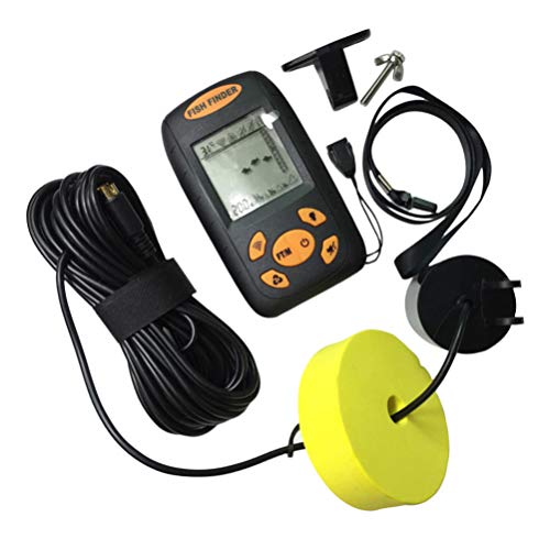 Sensor de sonar portátil Besportble, localizador de peixes, sensor de sonar, tela LCD, Echo Sounder