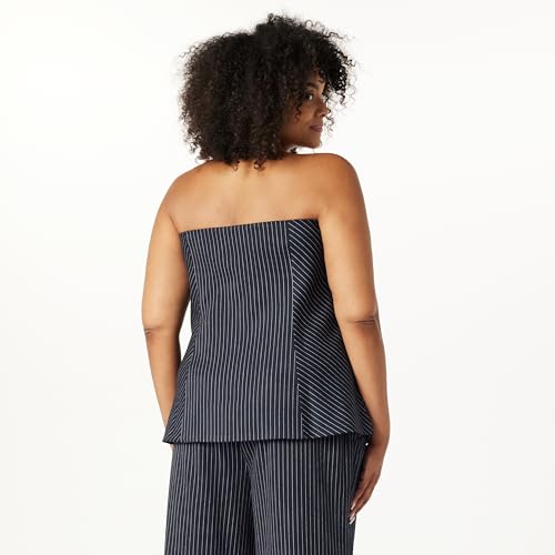 Image of The Drop womens Stowe Woven Strapless Tunic
