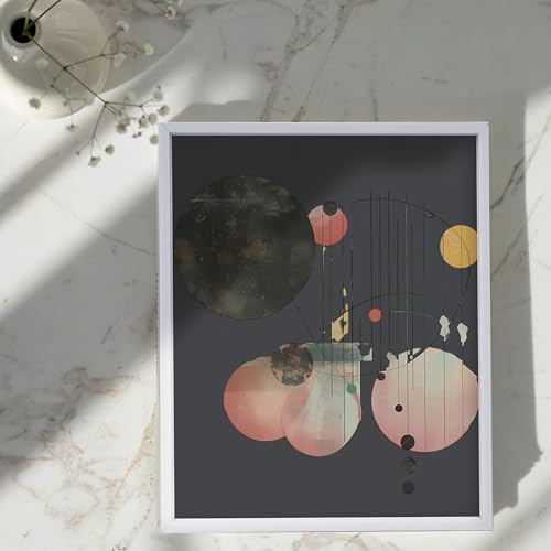 Image of 12x16 Canvas Floater Frame for 0.6-0.9 inch Deep Canvas Painting,White | YIVIVEN Canvas Floating Frames for Wall Art Decor,Canvas Frame for Art Prints,Frame for Oil Painting,Painting Frames Kit