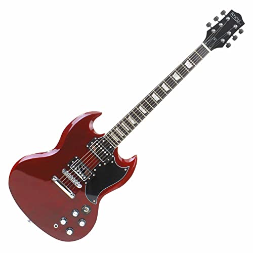 Rocktile Pro S-Red Guitare Electrique Heritage Starter Set + Set Accessoires+ Ampli - Les Beatles, Paul McCartney, John Lennon, RIngo Starr, George Harrison Rocktile Pro S-Red Guitare Electrique Heritage Starter Set + Set Accessoires+ Ampli – Image 3