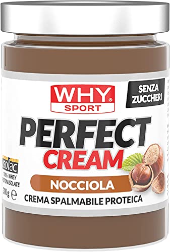 WHY SPORT Perfect Cream Crème protéinée à la noisette et aux protéines isolées, sans gluten, 300 g