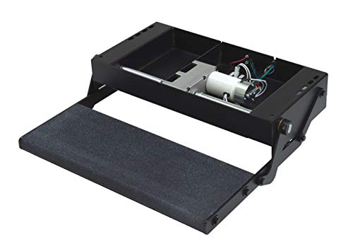 Lippert Components 353542 24" Single Treadlite Power Rv Step With Switch And Harness , Black #TOP18