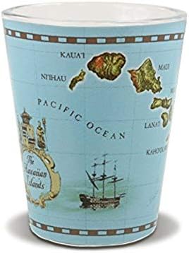 Island of Hawaii-Blue Short Shot Glass