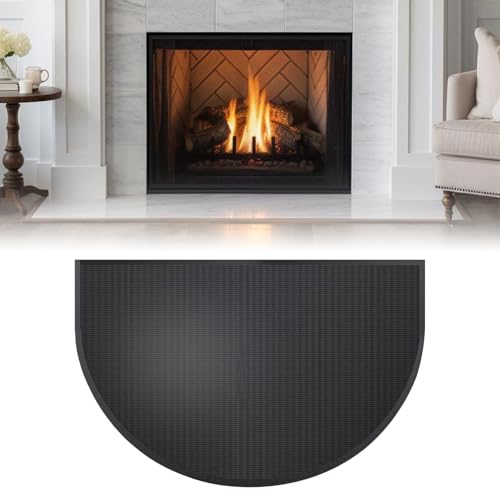 Tapis ignifuge pour cheminée, tapis de protection thermique pliable, plaque anti-étincelles pour...
