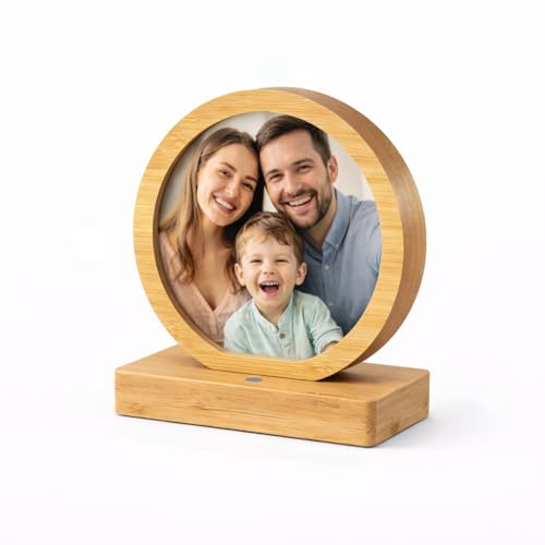 Image of Rangoli Personalized Photo Frame Size- 105mm x 110mm x 20mm | Custom Picture Frame with Your Photo | Premium Tabletop Frame for Home Decor, Gifts for Birthday, Anniversary & Special Occasions.. D-6