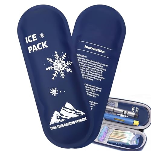 Bolsa de hielo para exteriores, Bolsa de hielo medicinal,Bolsa enfriadora de hielo para medicamentos | Bolsa de hielo reutilizable conveniente del gel, bolsas de hielo flexibles seguras para el viaje