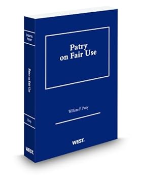 Paperback Patry on Fair Use, 2012 ed. Book
