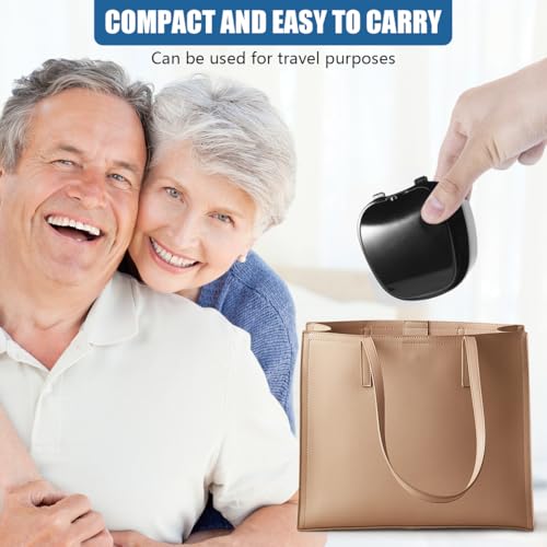 Image of KISEER 2 Pack Colors Denture Bath Case Cup Box Holder Storage Soak Container with Strainer Basket for Travel Cleaning (Blue and Black)