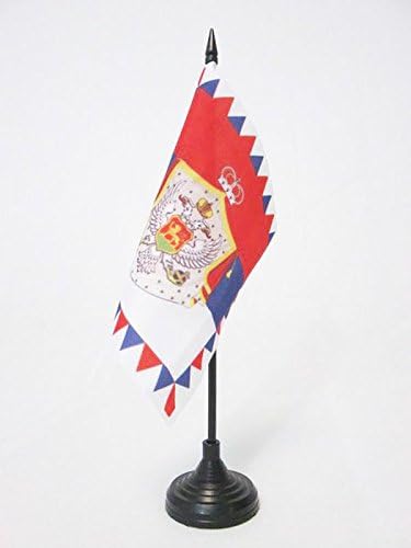 AZ FLAG Royal Standard of Montenegro 1911-1918 Table Flag 5'' x 5''