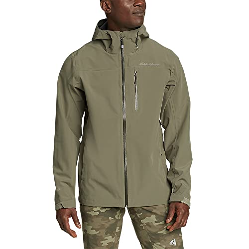Image of Eddie Bauer mens Cloud Cap Stretch 2.0 Waterproof Rain Jacket