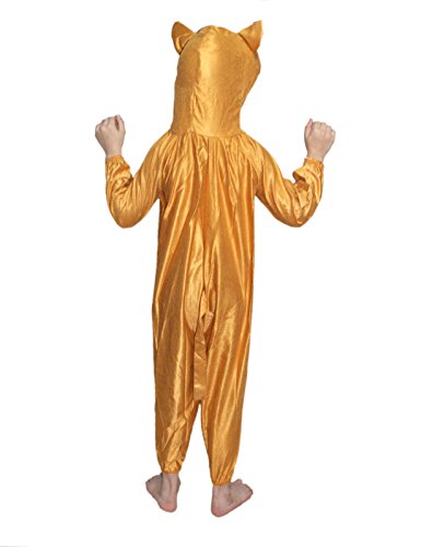 Image of Kaku Fancy Dresses Pig Farm Animal Costume For Kids - Brown, 7-8 Years | Animal Fancy Dress For Boys & Girls