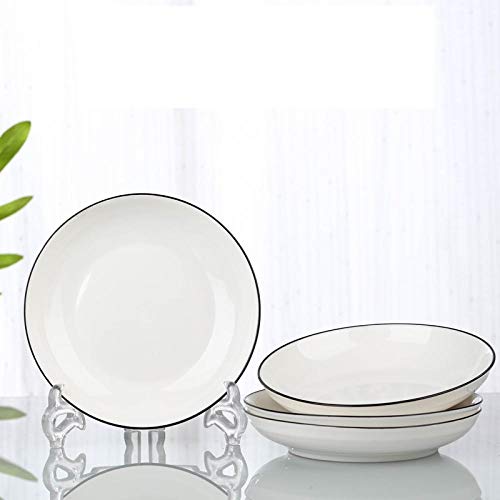 Tiefes Geschirr-Set im japanischen Stil – 6 Teller, nordisches...