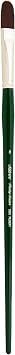Silver Brush 2503-8 Ruby Satin Long Handle Synthetic Brush, Filbert, Size 8