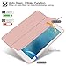 ZtotopCases for iPad Pro 12.9 Inch 2017/2015 (1st & 2nd Generation) with Pencil Holder, Lightweight Soft TPU Back Cover + Auto Sleep/Wake, Rose Gold