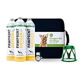 Dog Rescue Oxygen Kit – Portable Oxygen Supply for Pets for Transport and Rescue – Oxygen, Mask, Regulator, Tubing & Travel Case Included (0-11 lbs)