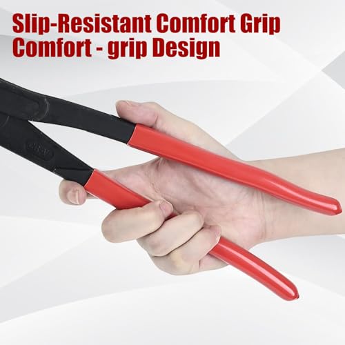 Image of HighFree 3PCS Water Pump Pliers Set 7Inch, 10Inch, 12Inch, Tongue and Groove Pliers Set Quick Adjustment by Pressing and Sliding Grips Any Shaped Object