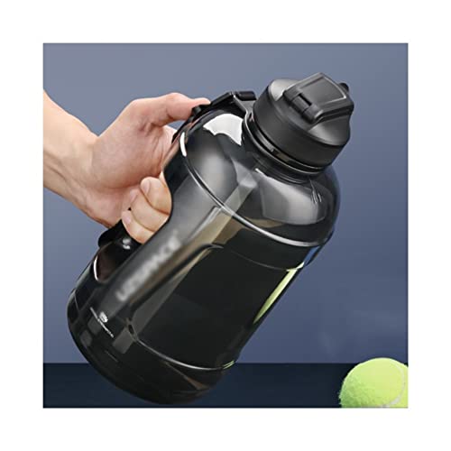 Botella de agua con escala de tiempo y paja de 2300ml para un control de hidratación 2