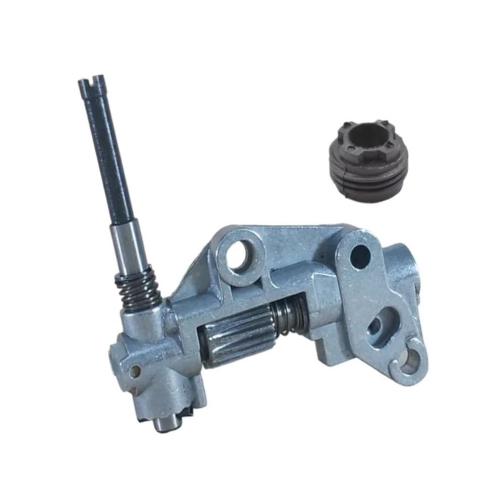Piezas de reparación PIÑÓN DE Engranaje SIN Fin Aceite For Motosierra 488 490 EC1 575 577 695 488EC1 488EMC 490EC1 490EPA 2 ACCIONAMIENTO del ACEITADOR 48 CC(Pump and Worm)