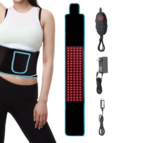 Cinturón reductor, banda abdominal adelgazante – Regula el calor ajustable para hombre y mujer viaje casa comodidad espalda cintura