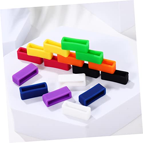 Gadpiparty 48pcs Silicone Watch Strap Fastener Multi Watchband for Easy Replacement Compatible Watch Bands Comfortable Design3