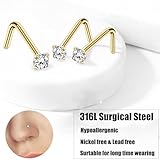 Zoom IMG-2 kabwea 8 pezzi 316l piercing