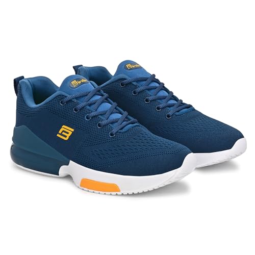 Image of Birde Men's Sports Shoes for Gym, Walking, & Running Lightweight Comfortable Sports Shoes | Colour -Black EVA-TPR-TPU Knitting Sports Shoes