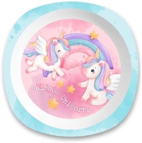 Unicorn RAINBOW UNICORN SHAPED PLATE