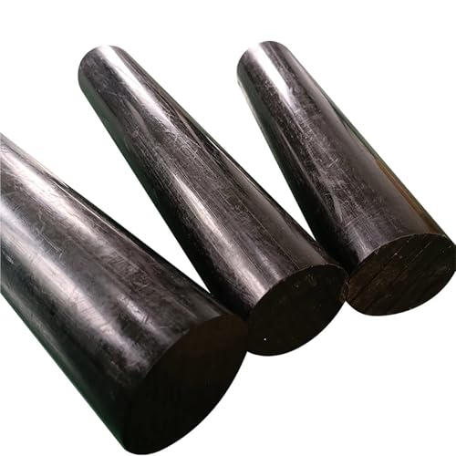 Varilla redonda de nylon negro PA6 para sustituir piezas metálicas y reducir fricción