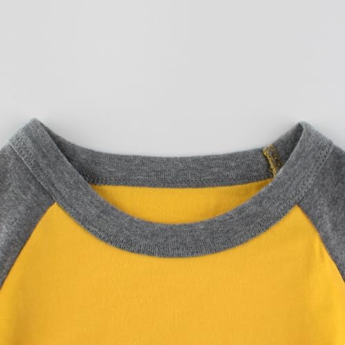 Kids Girls Long Sleeve Tops Splicing Crewneck T-Shirt Casual Cotton Soft Stretchy Tees Trendy Cute Fall Simple Clothes2