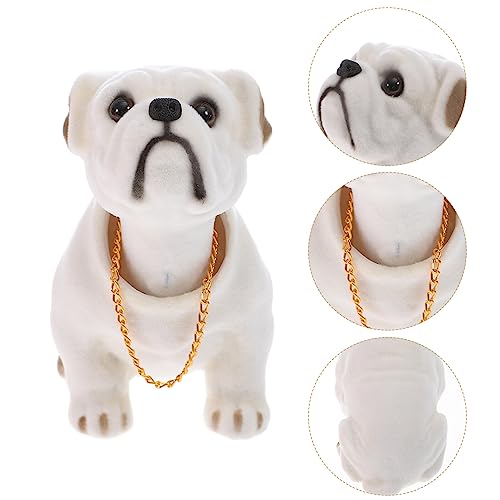 Vicasky Interior Animal For Dash Adornment Pitbull Vehicle Resin Head Dolls Home Dog Figures Ornaments Gift Car Funny Auto Doll Toy Puppy Toys Decorations Heads Ornament Shaking #TOP7