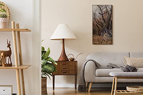 Horloge sur Toile sans Bruit pour Chambre - Décoration Paysage 30x60cm - 4