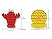 VANMAL Push Pop Bubble Fidget Stress Fidget Toys,Push Pop Sensory Toy Anxiety and Stress Relief, 2 Pack SiliconePopper Fidget Good for Autism ADHD Suitable for All Ages Board Game (Octopus+Lobster)