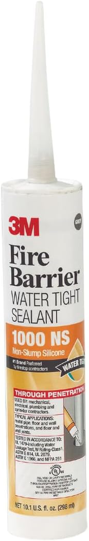 1000NS-CART 10.1 Oz. Fire Barrier Water Tight Sealant (Pack of 1) by 3M