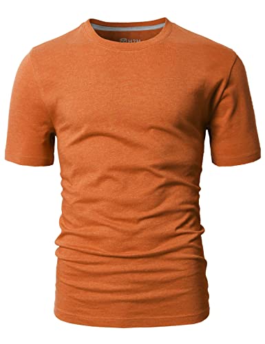 H2H Mens Casual Slim Fit Short Sleeve T-Shirts Soft Lightweight V-Neck/Crew-Neck Size XS to 3XL - Image 4