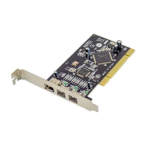 Tarjeta PCI FireWire 1394A 1394B con 3 puertos y controlador con chipset TI