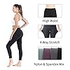 Foyo-peach-High-Waist-Yoga-Pants-with-Pockets-Tummy-Control-Workout-Running-Athletic-Yoga-Legging-for-Women Foyo peach Women's High Waisted Yoga Leggings with Pocket, Workout Sports Running Athletic Pants with Pocket Grey XL