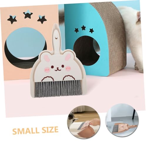 TOYANDONA 2 Satz Mini Besen und Kehrschaufel Set Tischbesen Set mit Handfeger Kompakt für Kleine Verschmutzungen für Schreibtisch Auto Küche und Haustierhaar Reinigung – Bild 6