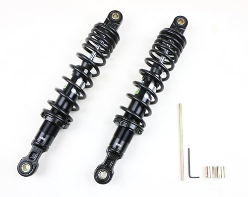 yss サスペンション 黒 340mm カブ ローダウン YSS製 HONDAスーパーカブ用 2cmローダウン 強化リア