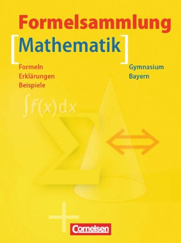 Amazon.co.jp: Mathematik Formelsammlung. 9. - 13. Jahrgangsstufe