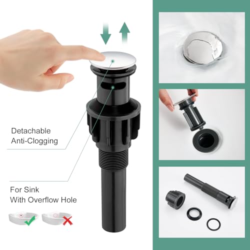 Robinet évier salle de bain Faustina pour moderniser votre lavabo à double commande - 7