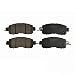 KFE Ultra Quiet Advanced KFE1650-104 Premium Ceramic FRONT Brake Pad Set