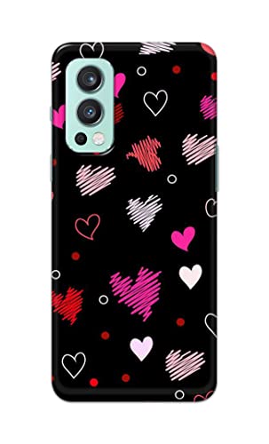 Image of PRINTFIDAA Vibrations of Love Hard Back Cover for OnePlus Nord 2 (5G) Back Cover -(P6) KAT1009