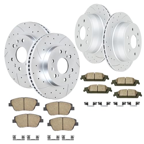 Image of Acinoparts Front and Rear Brake Kit for Cadillac Escalade ESV EXT Chevrolet