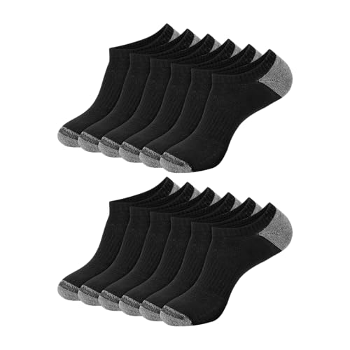 Image of Hanes Men's Socks, Active Cool X-temp Lightweight Moisture-wicking Cushioned Ankle, Crew and No Show, 12 and 14 Pair Packs