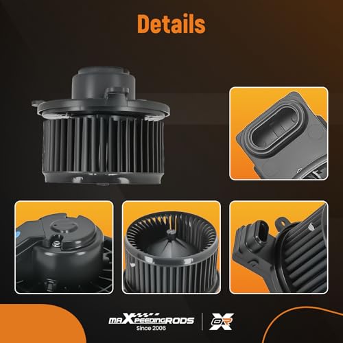 Image of maXpeedingrods AC Heater Blower Motor with Fan 700349 Fits for Mitsubishi Outlander 2014-2019 Outlander Phev /Eclipse Cross /Outlander Sport 2018-2019# BM10052C 7802A326 PM4988 MI3126108