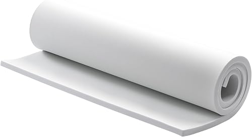 Miniatura 111 de Rollo de espuma EVA de 0.197 in, rollo de espuma de cosplay de 16 x 59 pulgadas (6.5 pies cuadrados), color negro, adecuado para modelado de espuma