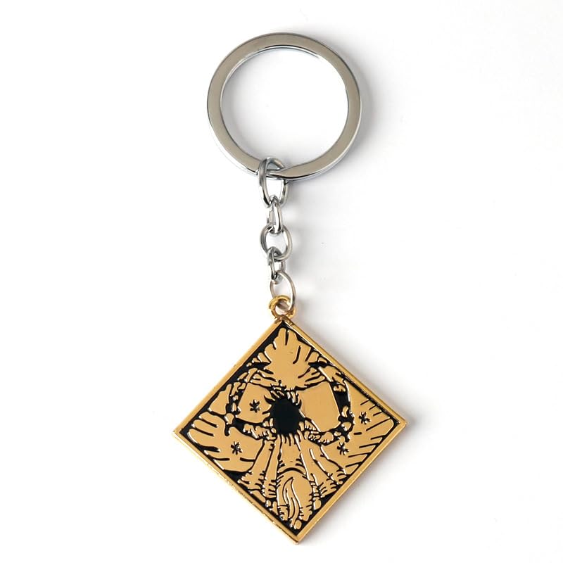 Elden-Ring Stargazing Girl Starscourge Keychain Two Fingers Prosthesis-wearer Keyring Talisman Pendant Cosplay