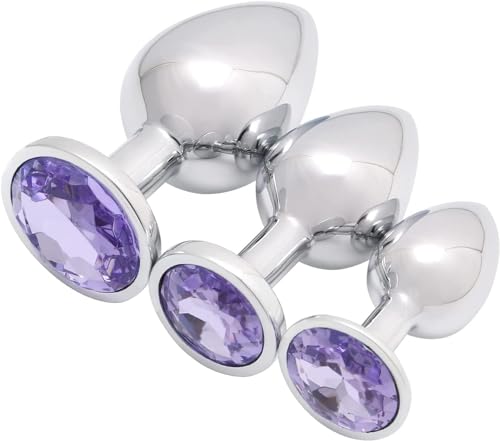 Stainless Steel Training Sets Portable Butt Sets Plug Expanding Toy Adult Toys Plug Relaxing for Women Tool for Women Men Sunglasses Purple